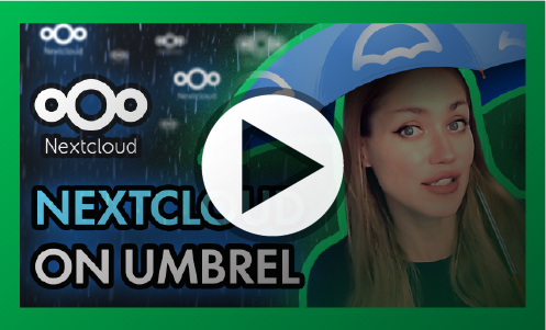 Nuvem de bricolage: Nextcloud fácil instalação com Umbrel