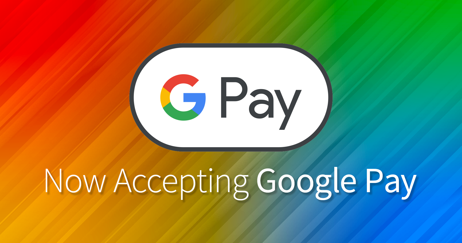 Agora aceitando o Google Pay